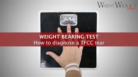 tfcc tear weight bearing test|tfcc tear test.